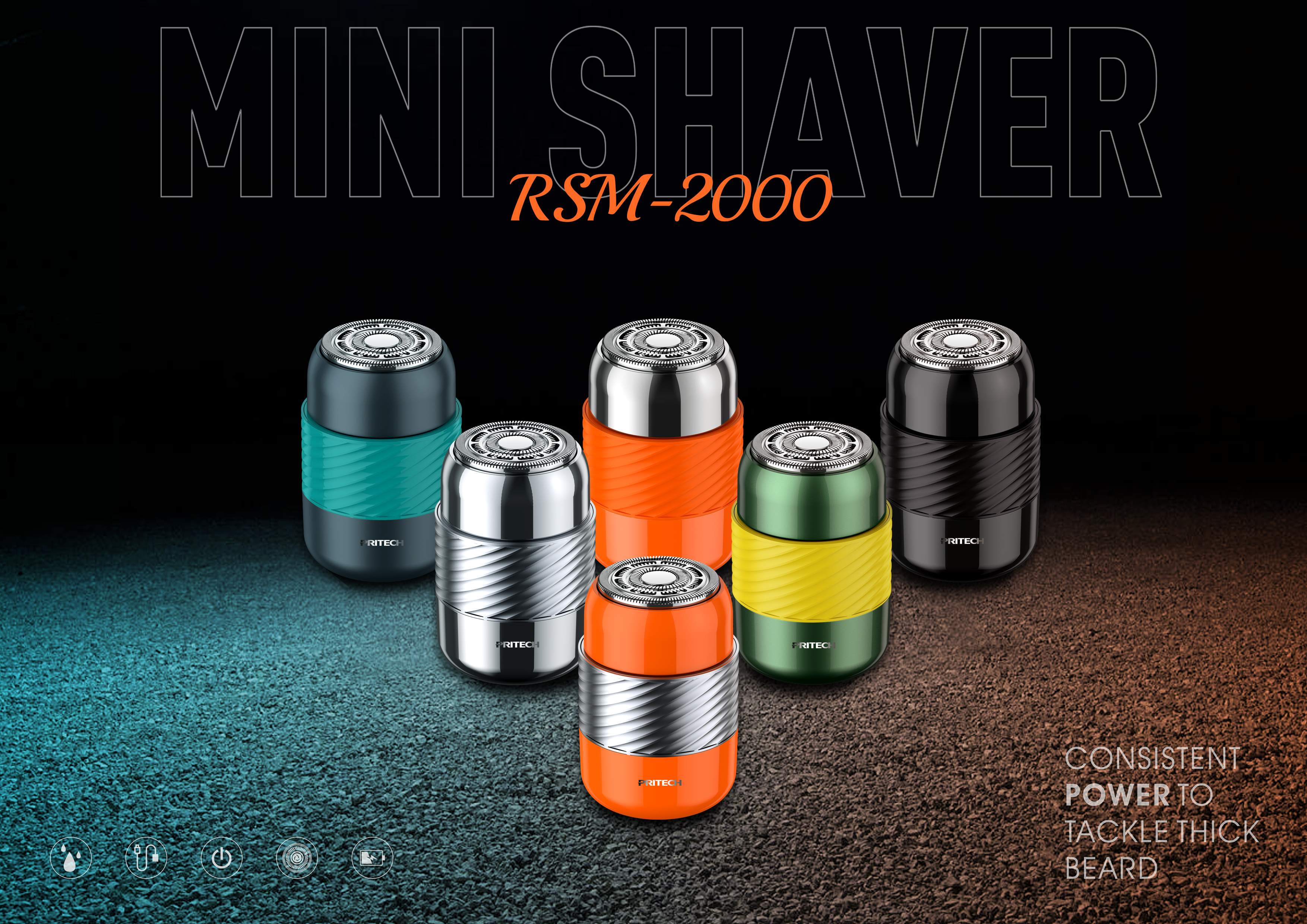 Rechargeable Shaver RSM-2000